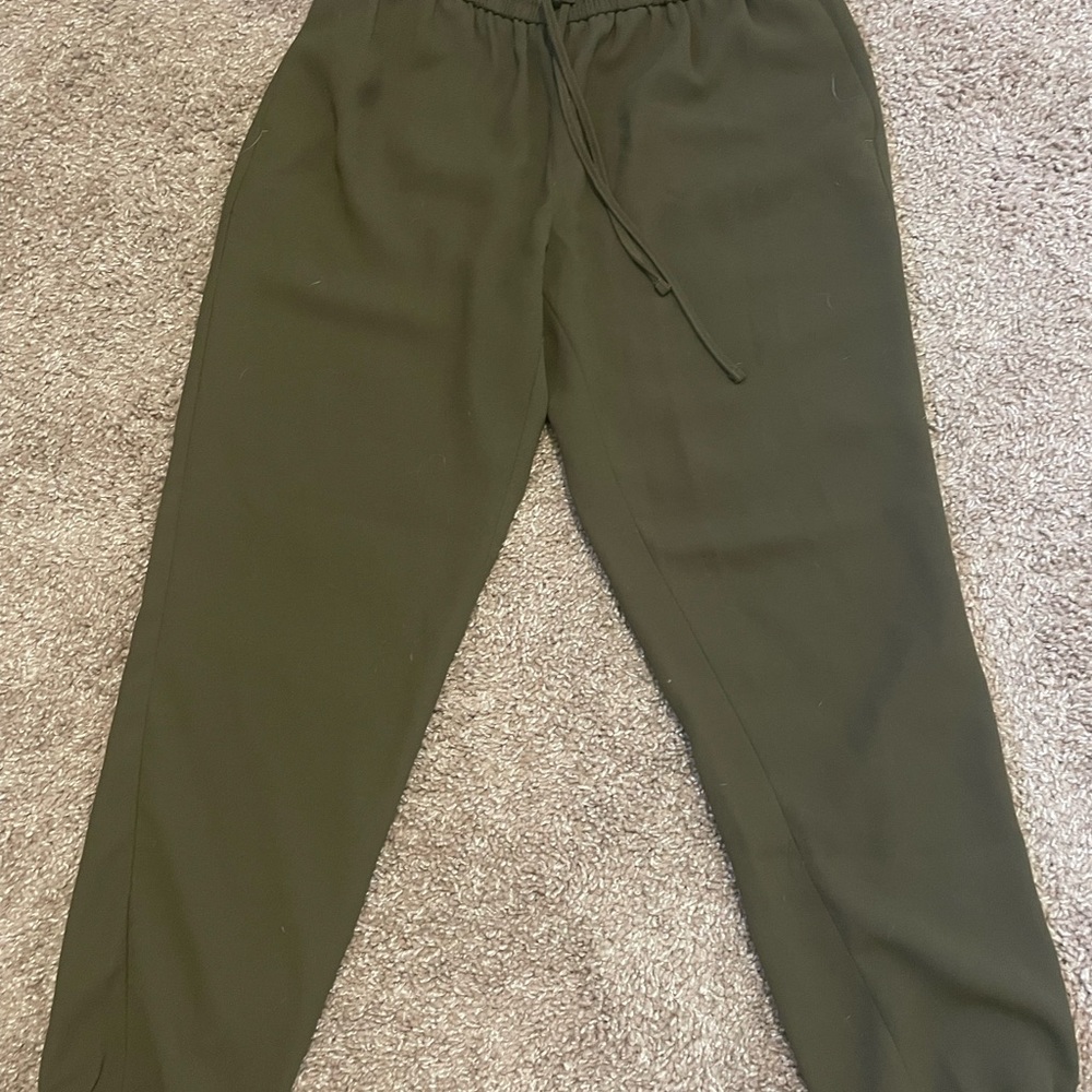 Express olive green pants